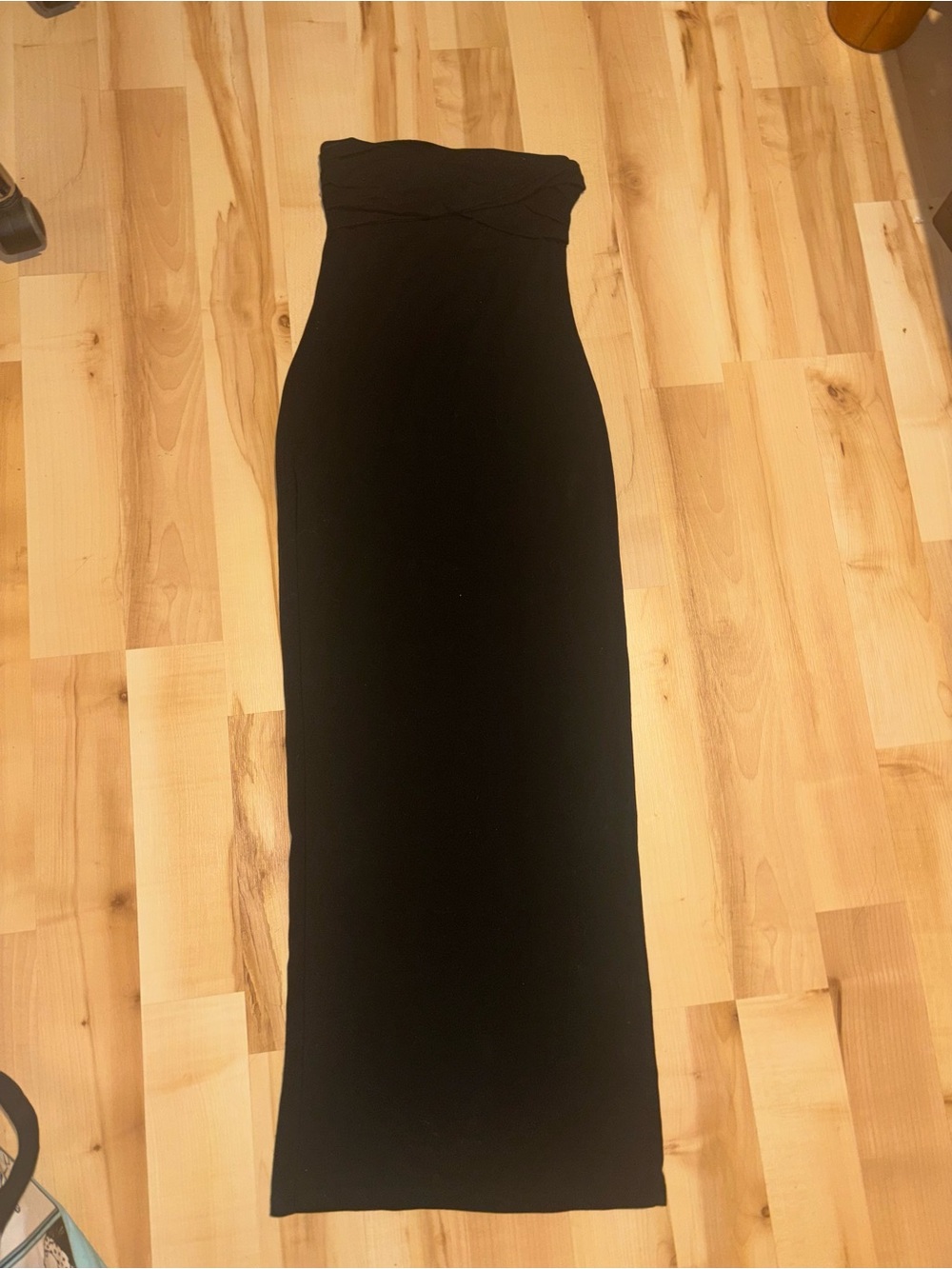 ASOS Strapless Black Maxi Dress